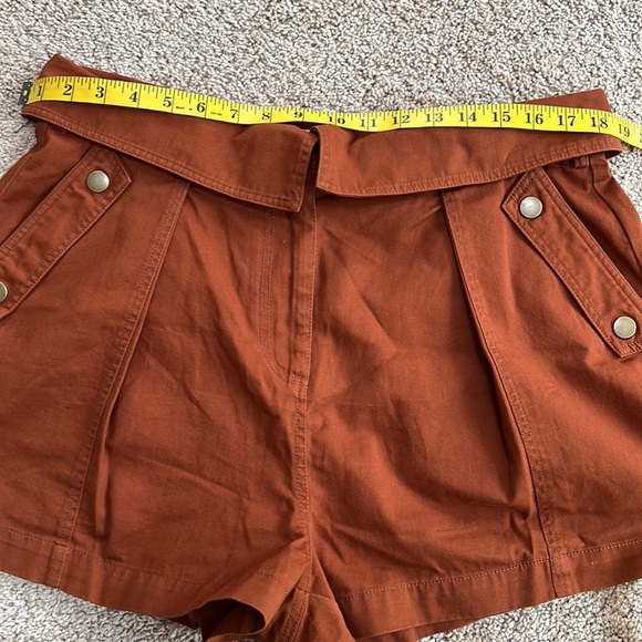 Ulla Johnson SZ 12, rust cotton shorts. - Picture 8 of 9